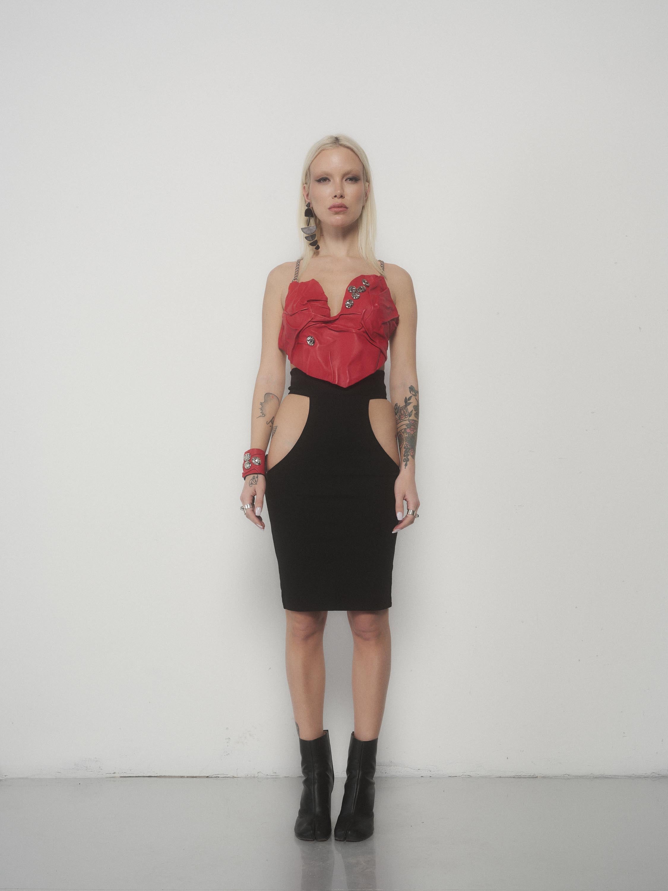 Corset "AETHER RED HEART"