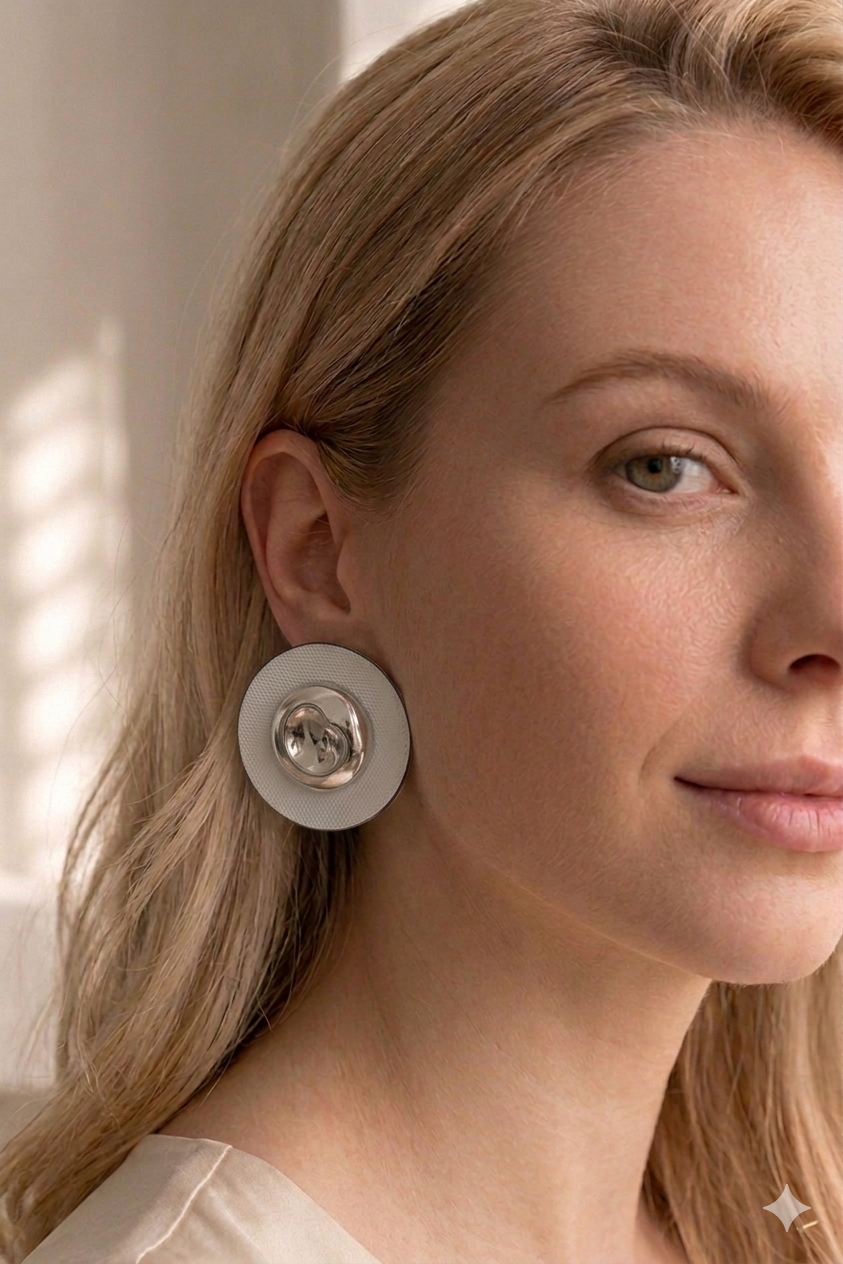 EARRINGS MERCURY PEARL