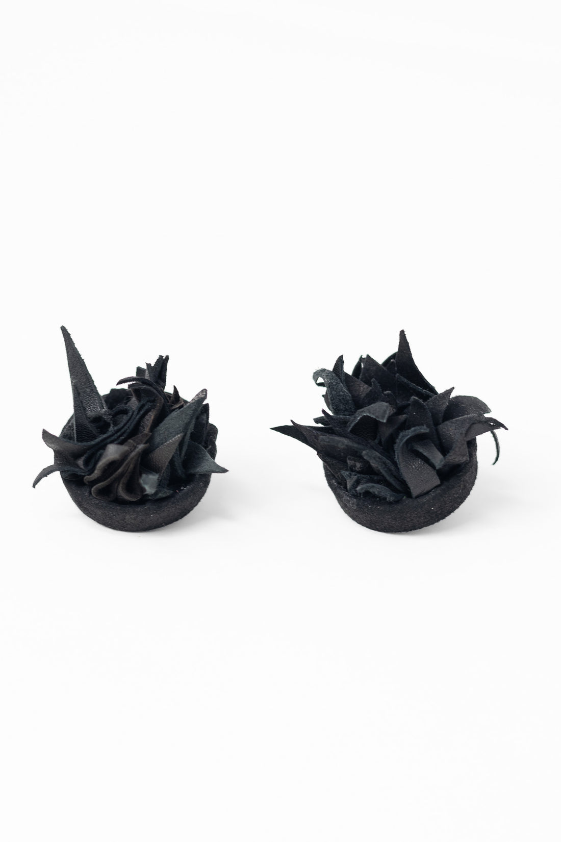 Earrings "Black Fire"