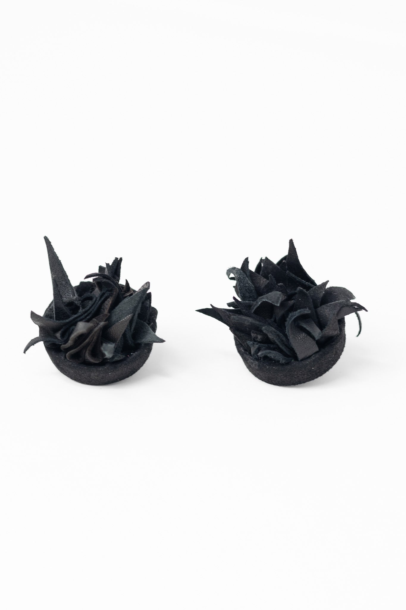Earrings "Black Fire"