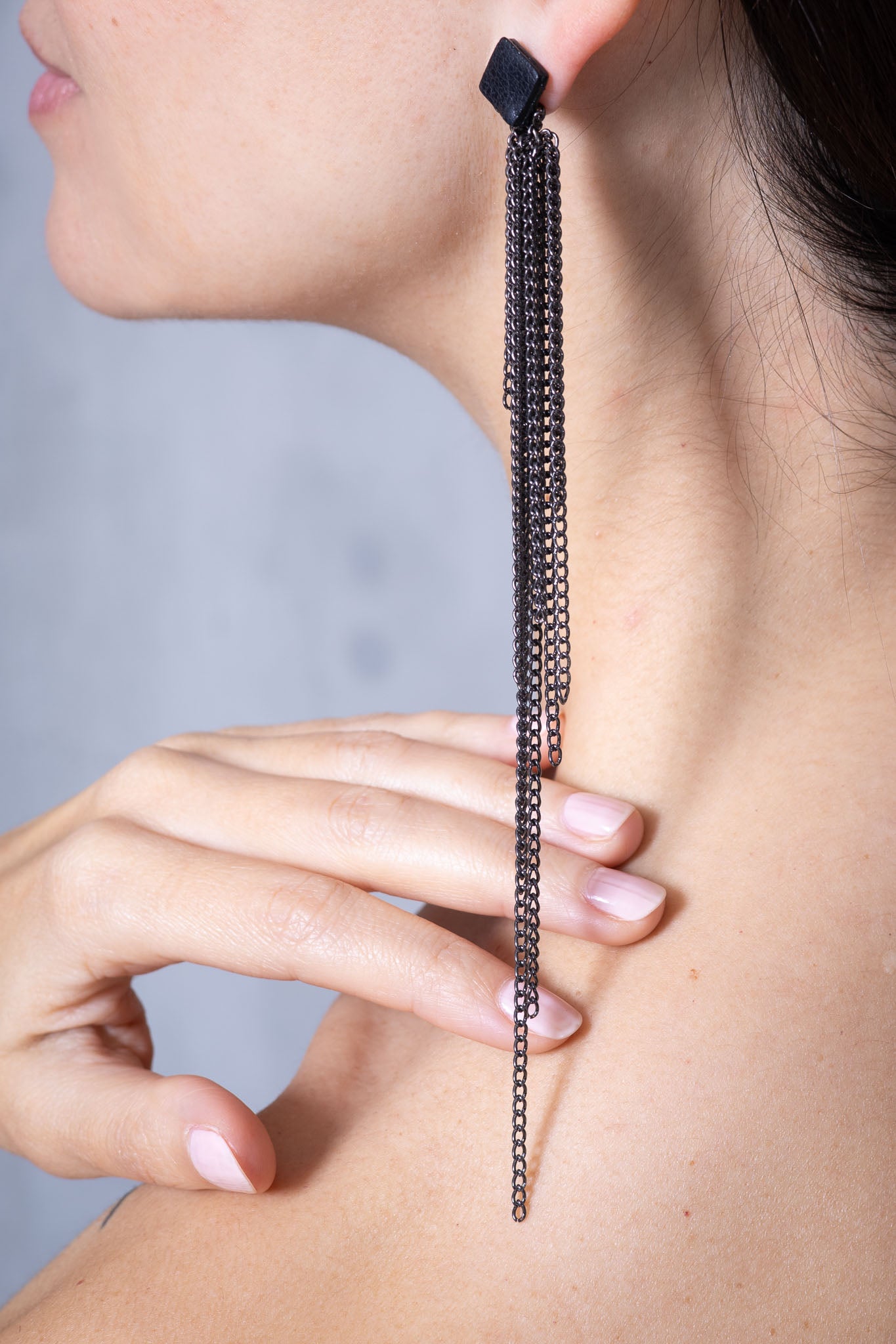 Асиметрични обеци "SQUARE"