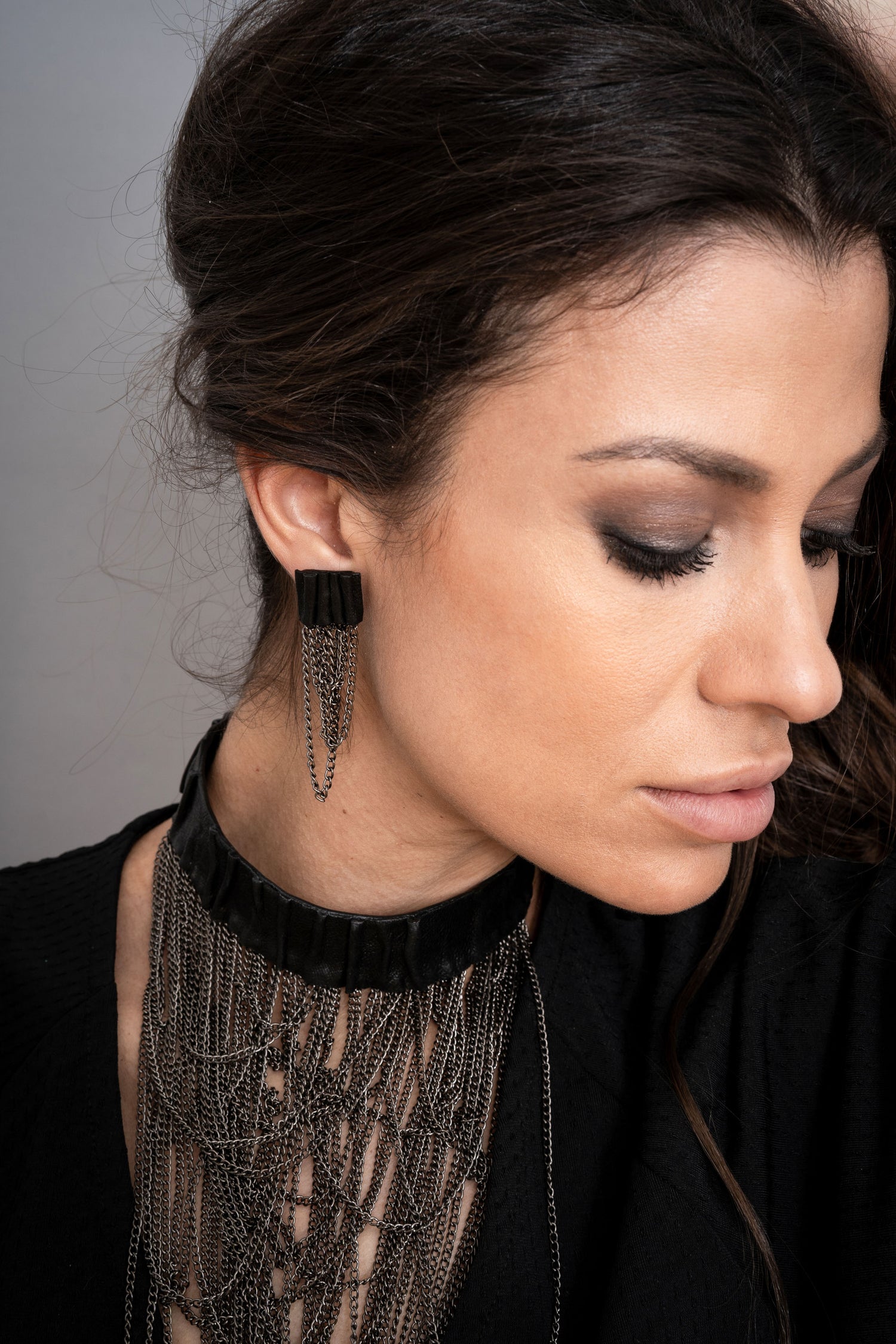 Обеци "BLACK WAVE" 2