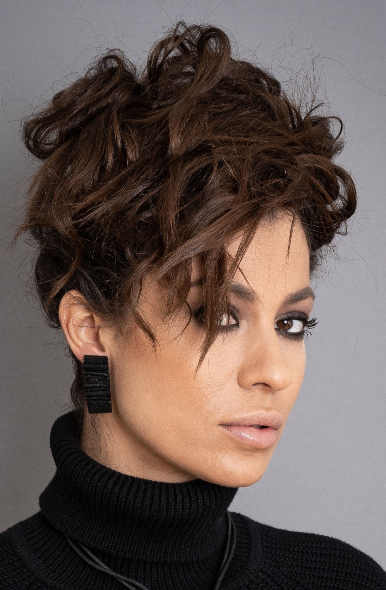 Обеци  "BLACK WAVE" 3