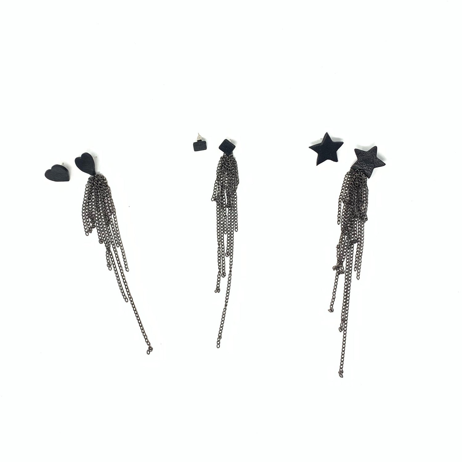 Асиметрични обеци "HEART"