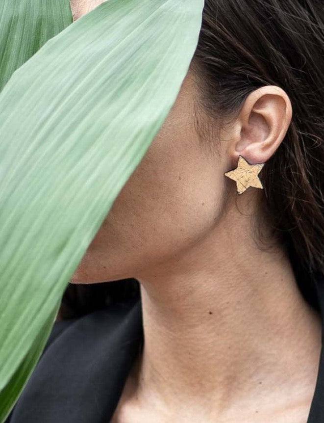 STAR мини обеци | zzone.bg | ZZone - онлайн магазин за кожени аксесоари