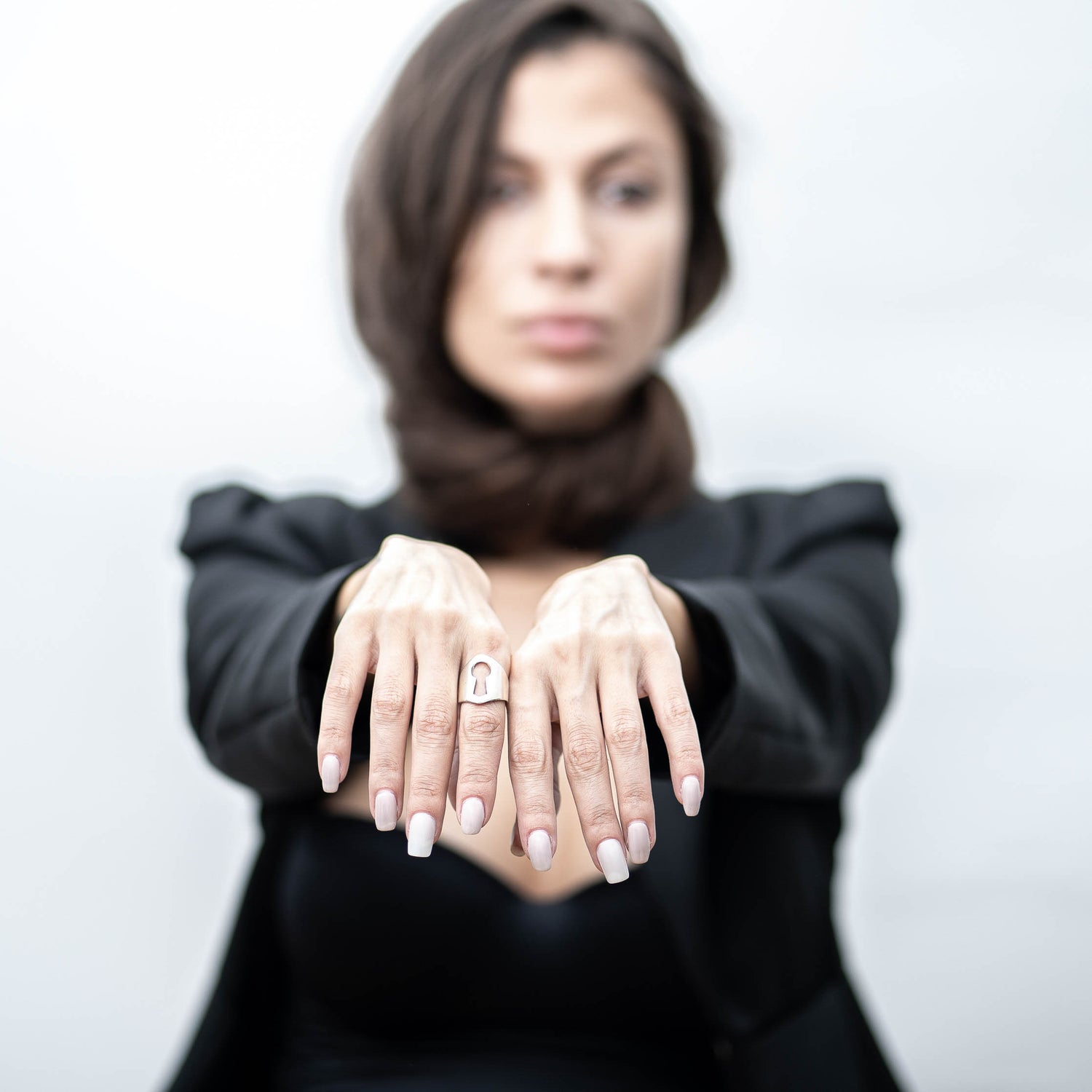 Сребърен пръстен ключалка | zzone.bg | ZZone - онлайн магазин за кожени аксесоари