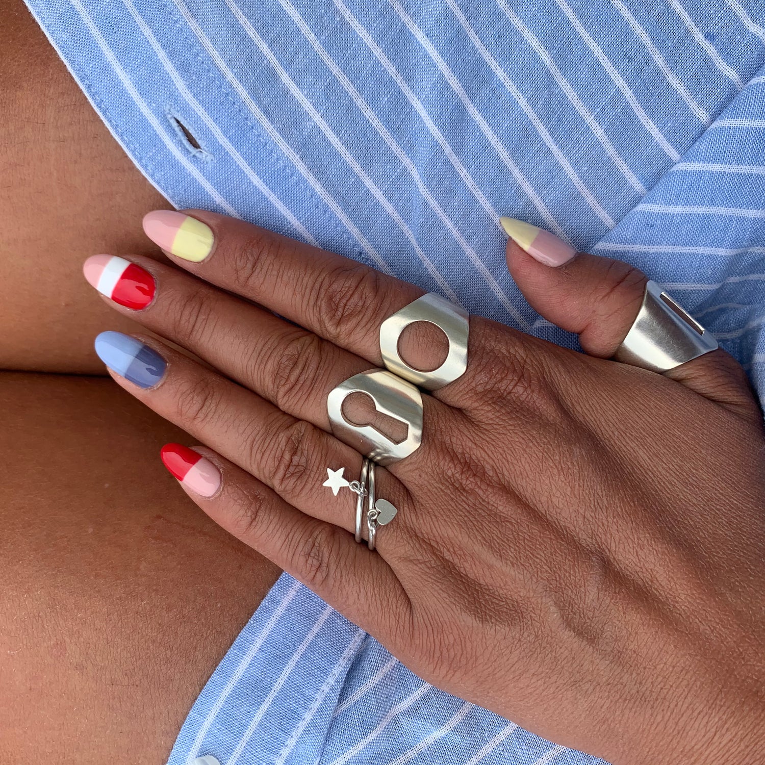 Сребърен пръстен "PELLE"