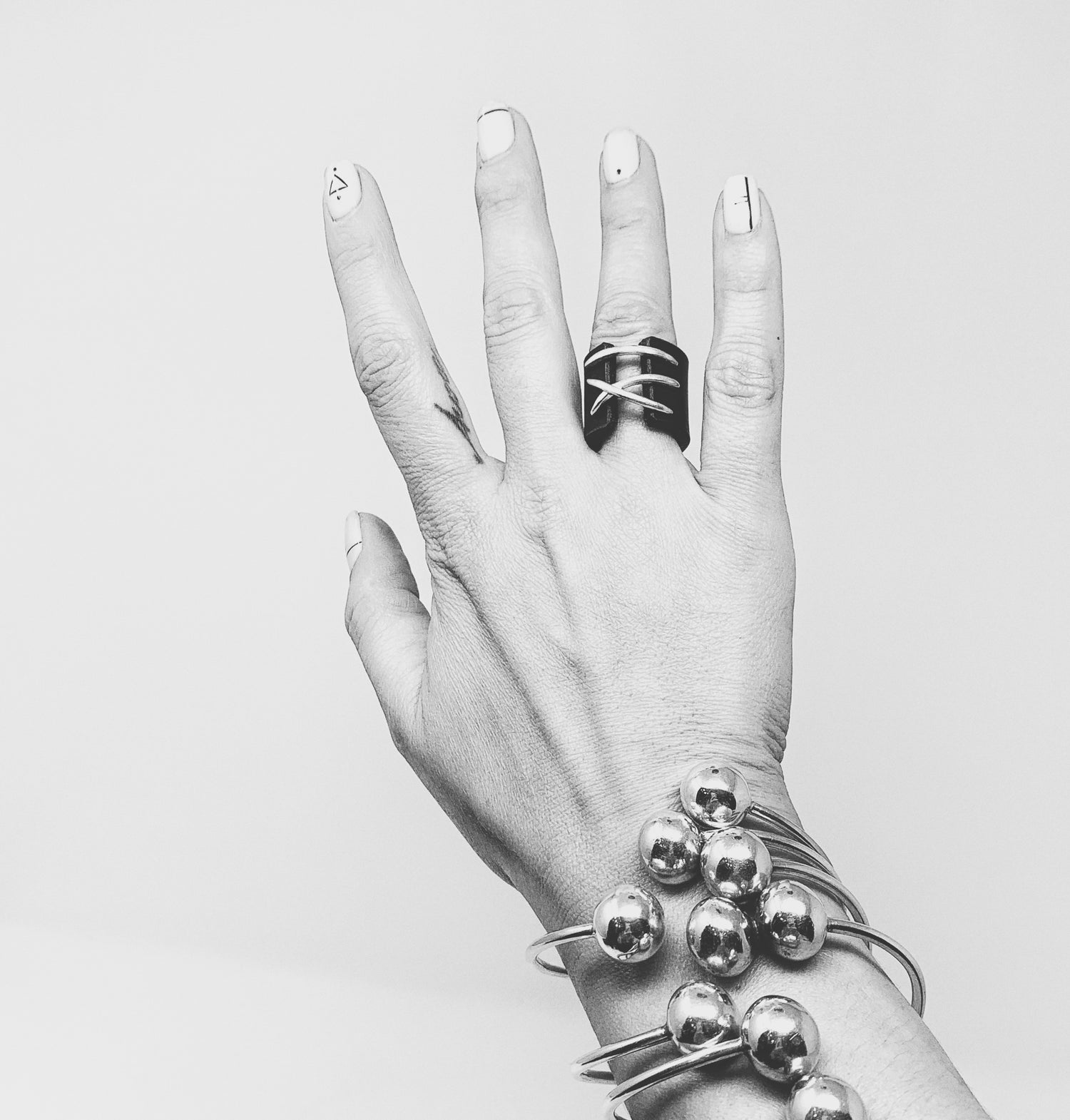 Сребърен пръстен "PELLE"