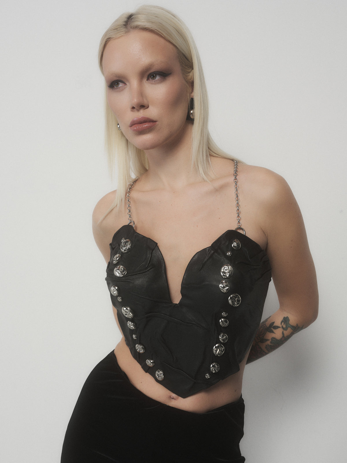 Corset &quot;AETHER BLACK HEART&quot;