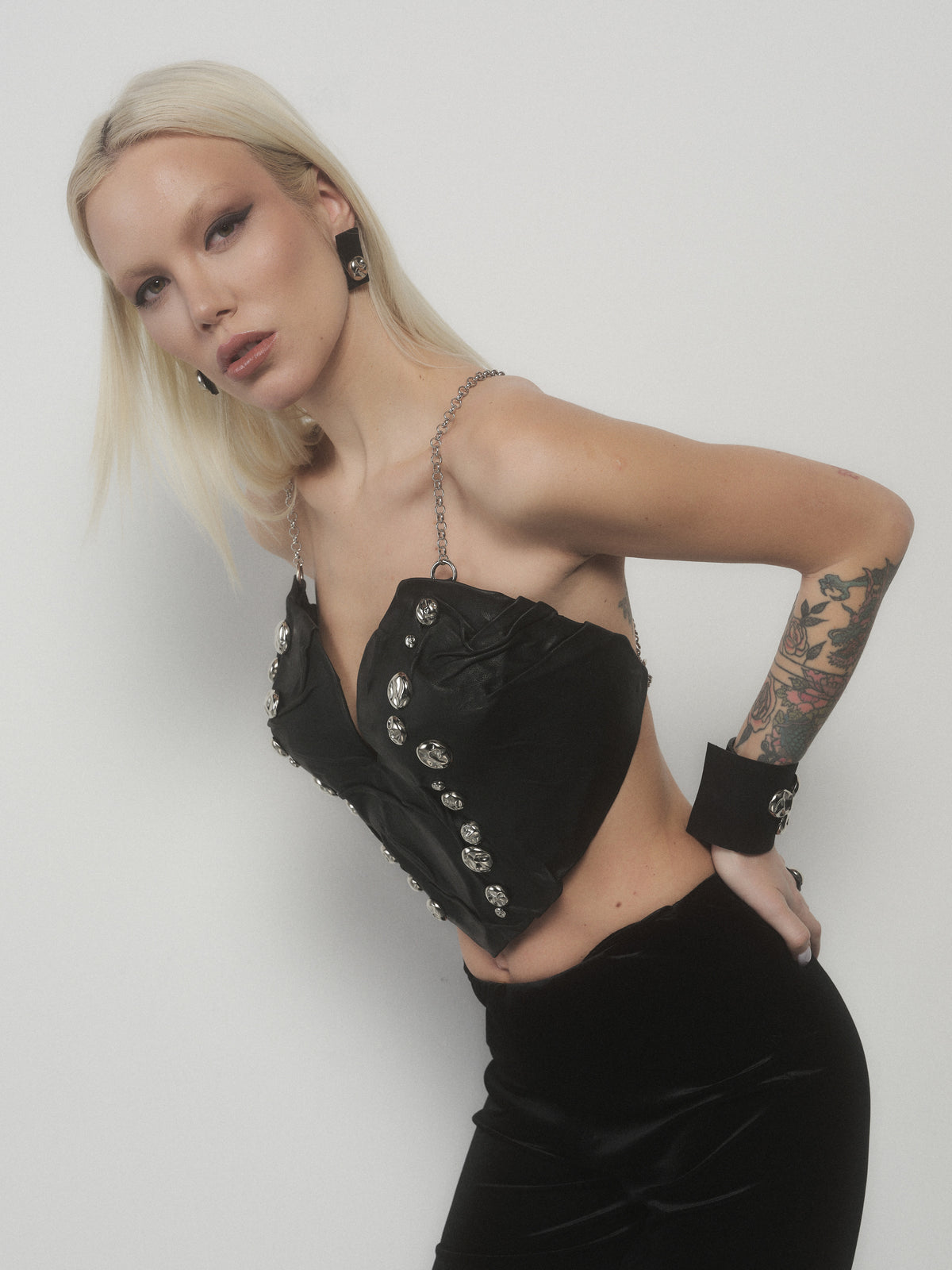 Corset &quot;AETHER BLACK HEART&quot;