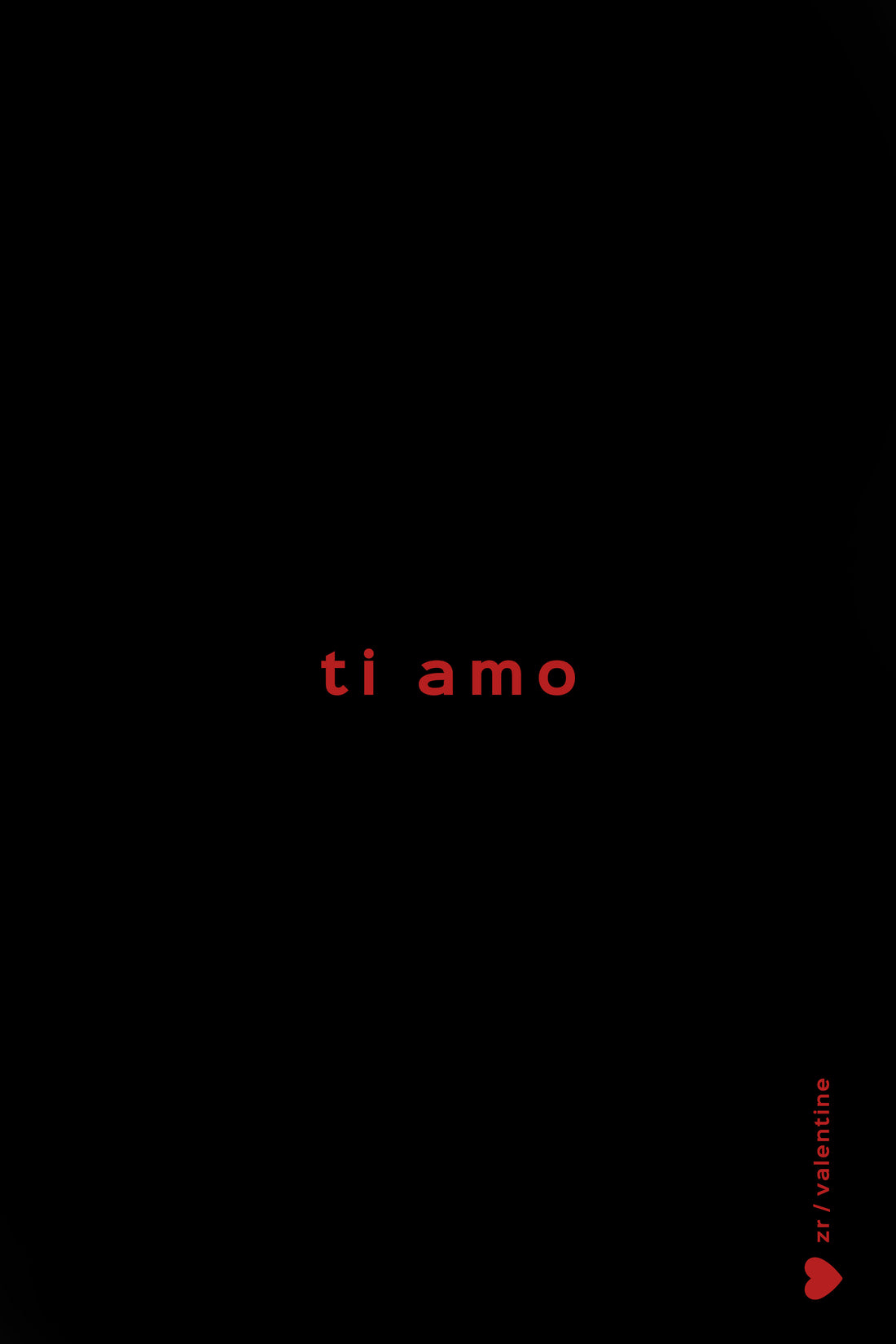 T-SHIRT "TI AMO"