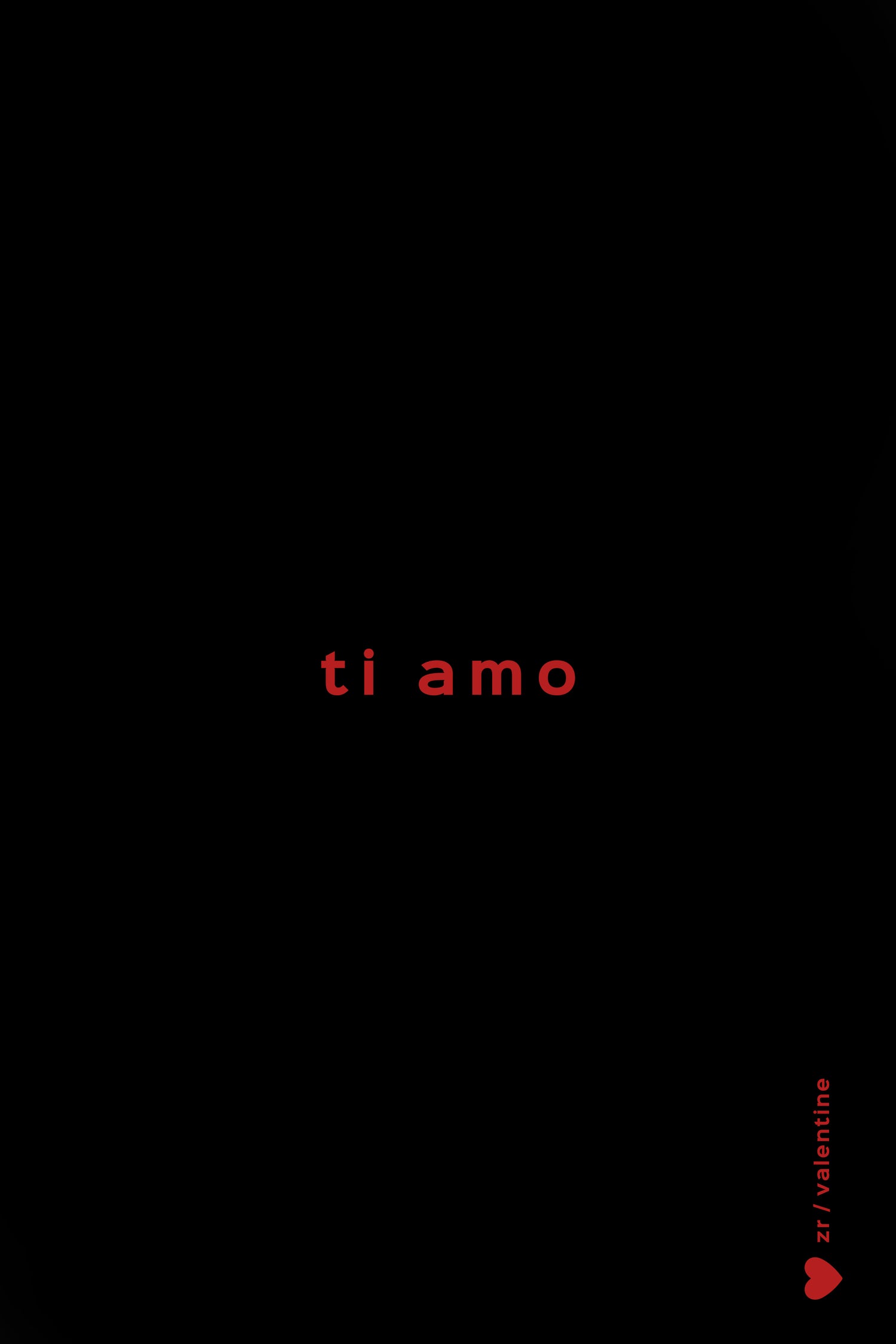 T-SHIRT "TI AMO"