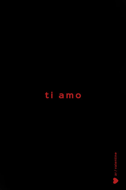 T-SHIRT "TI AMO"