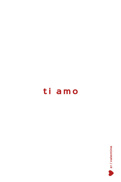 T-SHIRT "TI AMO"